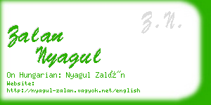 zalan nyagul business card